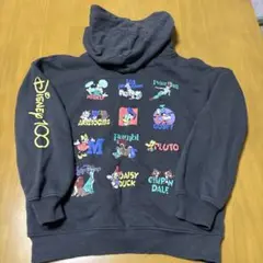 キッズ パーカー 130 ディズニー H&M ディズニーファミリー 裏起毛