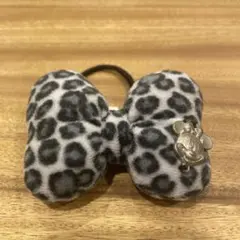 東京ディズニーリゾート ヒョウ柄リボンヘアアクセサリー