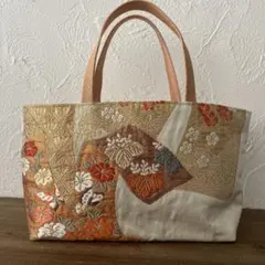 帯リメイク ミニバッグ