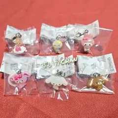 サンリオキャラクターズ ゆるっとめじるしアクセサリー 全6種類コンプ ガチャ ⑮