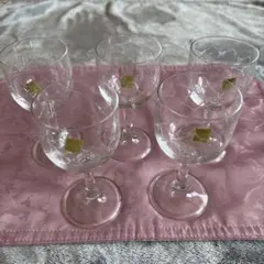 カメイグラス　グラス　コップ　良品質　 ワイングラス 5個セット　箱入り