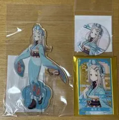 篠澤広　晴れ着アクリルスタンド　ブロマイド　バッジ　学園アイドルマスター学マス