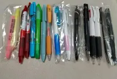 ボールペン シャープペン蛍光ペン 2色ペンまとめ売り 15本セット