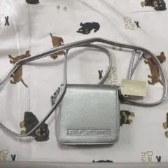 studio CLIP シルバーショルダー財布