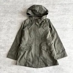 ミリタリージャケット 2WAY フード付 S ナチュラルビューティーベーシック