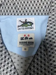 UNITED ARROWS RIDING HIGH 半袖シャツ　中　M 和柄のサムネイル