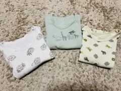 西松屋 長袖肌着3枚セット サイズ90