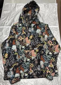 希少！ZARA ザラ廃盤 ジャガード プルオーバー総柄刺繍パーカー