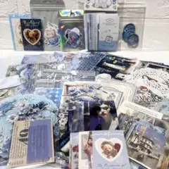 おすそ分け♡ ブルー系素材色々・コラージュ素材