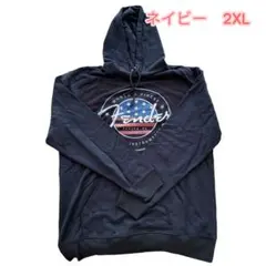 printstar フェンダー ロゴ プリント パーカー ネイビー 2XLのサムネイル