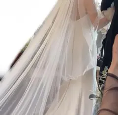 ふわふわメロウ　ウェディングベール　3m