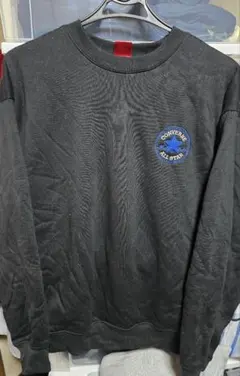 CONVERSE 裏地ボア ブラック スウェット M