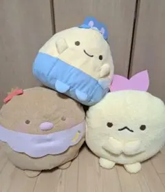 すみっコぐらしXLぬいぐるみ　すみっコベビー　３点セット