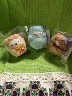 すみっコぐらし てのりぬいぐるみ ツギハギ工場のふしぎなコ　3個　くま工事長