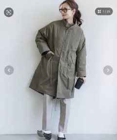 ライナー付きモッズコート