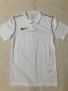Nike DRI-FIT ホワイト （黒パイピング）ポロシャツ S
