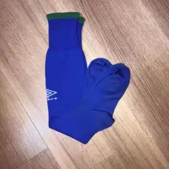 サッカーソックス 22~24 青