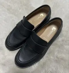 PASCUCCI/パスクッチ/厚底ローファー/size36/黒のサムネイル