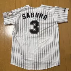 千葉ロッテマリーンズ サブロー ホームユニフォーム デサント製 L