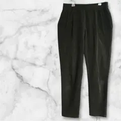 【アースミュージックエコロジー】 テーパード コーデュロイパンツ オリーブ M