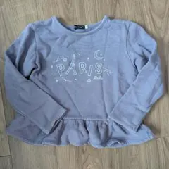 BeBe パリ プリント トレーナー 130cm