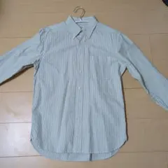ユニクロ　メンズ　ストライプ　シャツ　春　Sサイズ