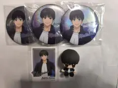 呪術廻戦灰原雄バッジ＆ミニフィギュア他の５点セット