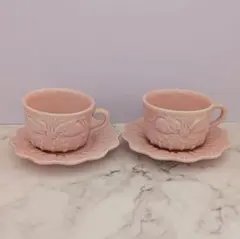 Francfrancピンク うさぎ ティーカップ 2個セット