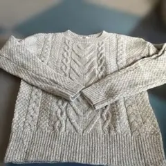 ケーブルニット 長袖 レディース