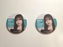 乃木坂46 佐藤璃果　37thアンダーライブ　缶バッジ 2個セット