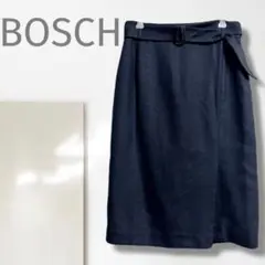 k3【ボッシュ】タイトスカート/美品 上質 きれいめ オフィスカジュアル 細見え