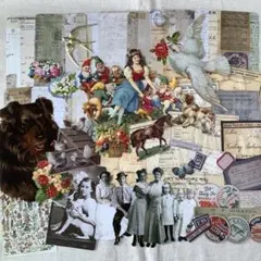 【1セットのみ】　ジャンクジャーナル　素材　紙もの　詰め合わせ