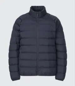 美品 ユニクロ UNIQLOウルトラライトダウン3D ネイビー XL