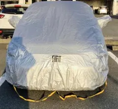 FIAT純正ボディカバー シルバーほぼ未使用（一回使用）2024年購入セール中