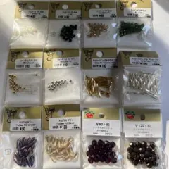 貴和製作所　パーツクラブ　ビーズ　まとめ売り　チェコ ポリッシュ パール