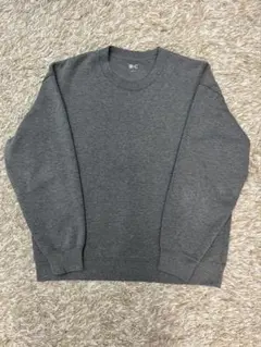 ユニクロ UNIQLO オーバーサイズスウェットシャツ　Lサイズ　グレー