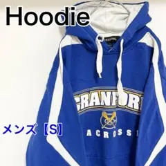 YAT56【US輸入】HOLLOWAY　パーカー【メンズS】長袖　青色