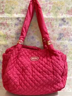 【最終価格】Folli Follie ヴィヴィッドピンク トートバッグのサムネイル