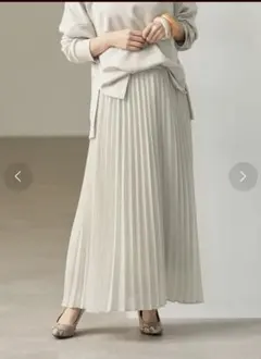 アメリカンホリック シアープリーツスカート ロング