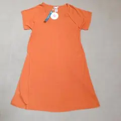 新品タグ付き　PETIT BATEAU 半袖カットソー オレンジ 18ansのサムネイル