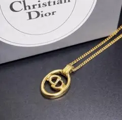新品　未使用　クリスチャンディオール ネックレス ストーン　刻印　ゴールドのサムネイル