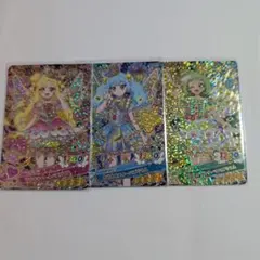 おねがいアイプリ1弾 星4 サイン コンプリートセット いのり あおい ぐみ おねがいアイプリ1弾 星4 サイン コンプリートセット いのり あおい