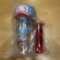 チョッパーの帽子付きボトル&ゴムゴムの手スナックトング