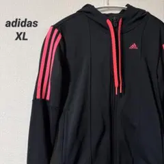 adidas パーカー ブラック XL