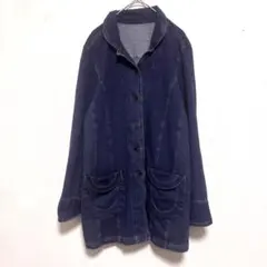 Burette Club ジャケット デニム ロング 体型カバー 春物 M