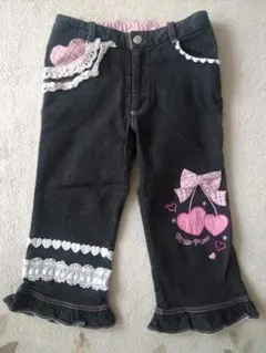 メゾピアノ Mezzo Piano ハーフデニム 135cm