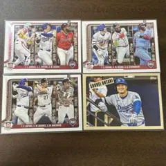 大谷翔平 Topps 4枚 MLB Shohei Ohtani Dodgers