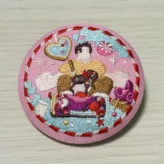 ディズニー　シュガーラッシュ　刺繍缶バッジ2 新品未使用　②