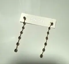 SNIDEL ゴールド チェーンピアス