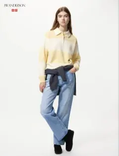 ユニクロ コラボ ストレートジーンズ JW ANDERSON アンダーソン